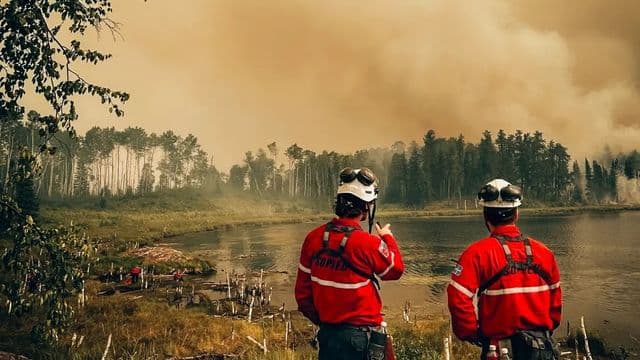 À 76 km de la ville, le feu 284 mobilise la SOPFEU mais n’inquiète pas Matagami