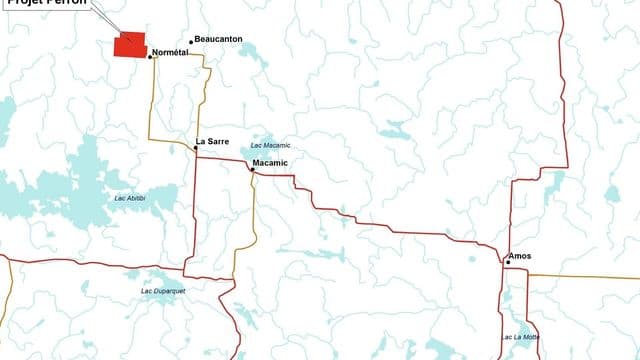 Amex Exploration obtient les autorisations nécessaires pour l’échantillonnage en vrac au projet Perron 