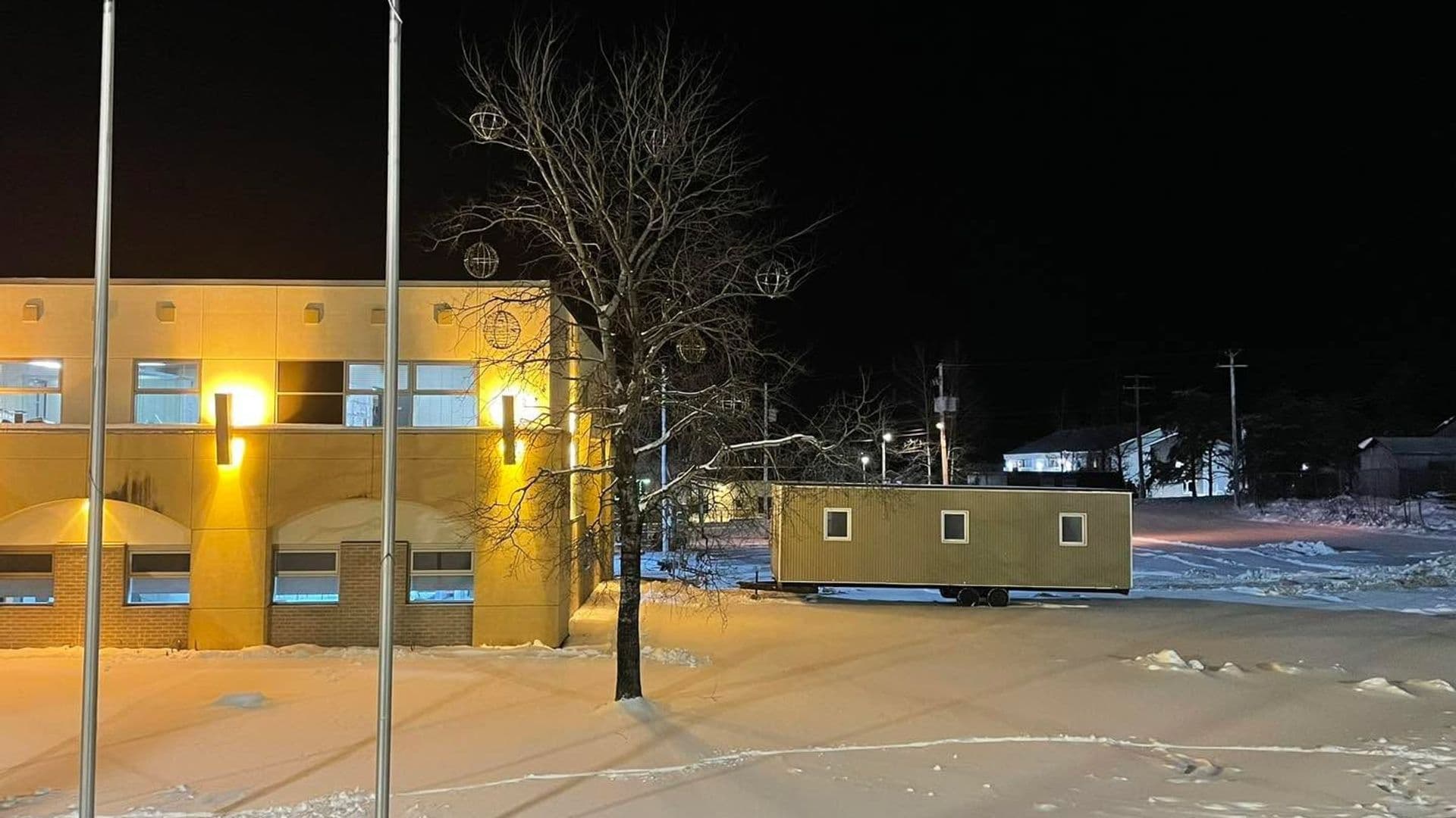 la halte-chaleur de Chibougamau