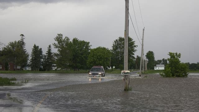 Route 113 : circulation perturbée près de Chapais en raison des fortes pluies