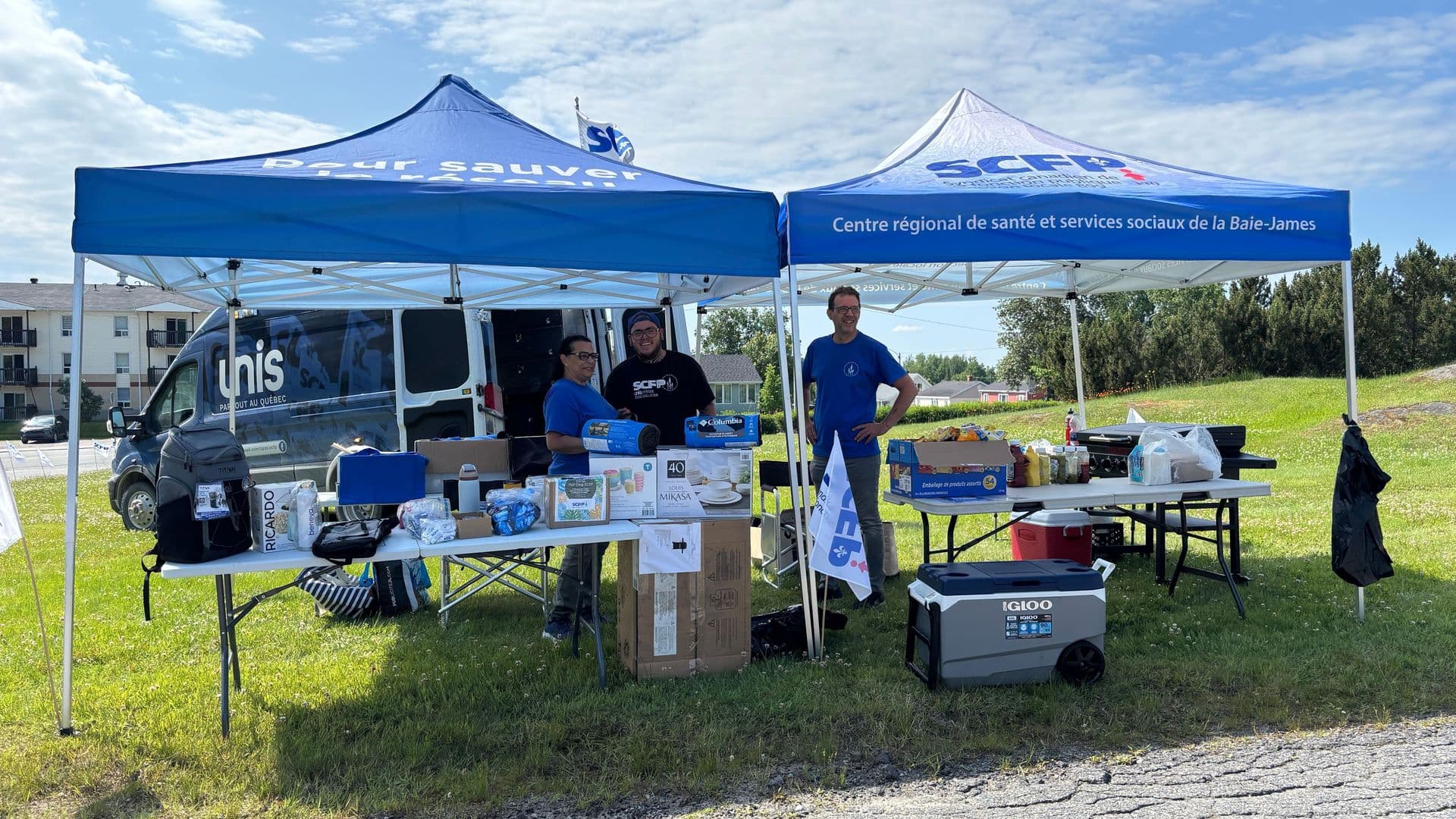 Des tirages et distributions de hot-dogs ont été organisés dans les trois municipalités, et un autre tirage est prévu à l’automne prochain.