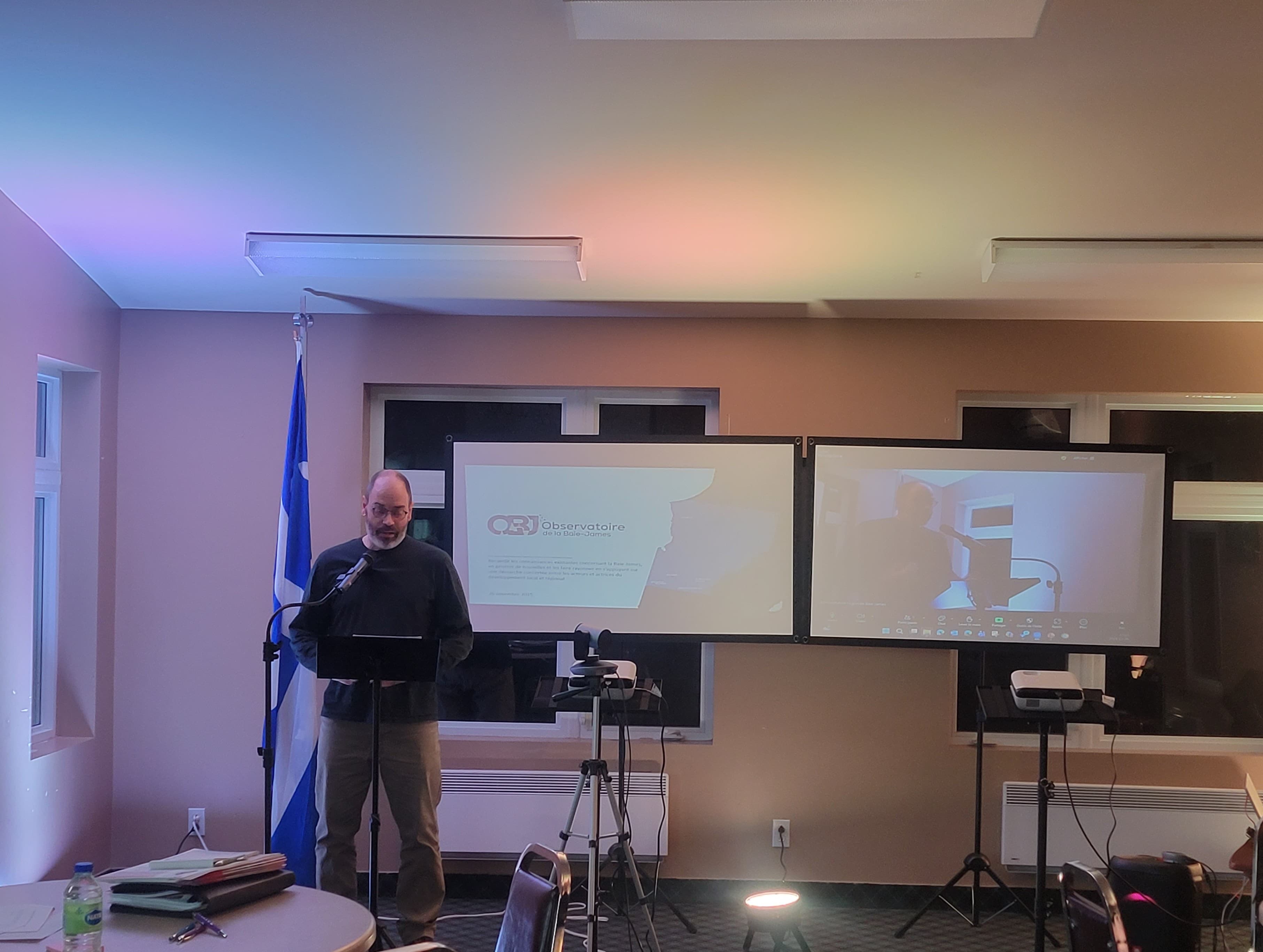 Hugo Asselin, professeur à l'Université du Québec en Abitibi-Témiscamingue (UQAT) et directeur de l'Observatoire de la Baie-James