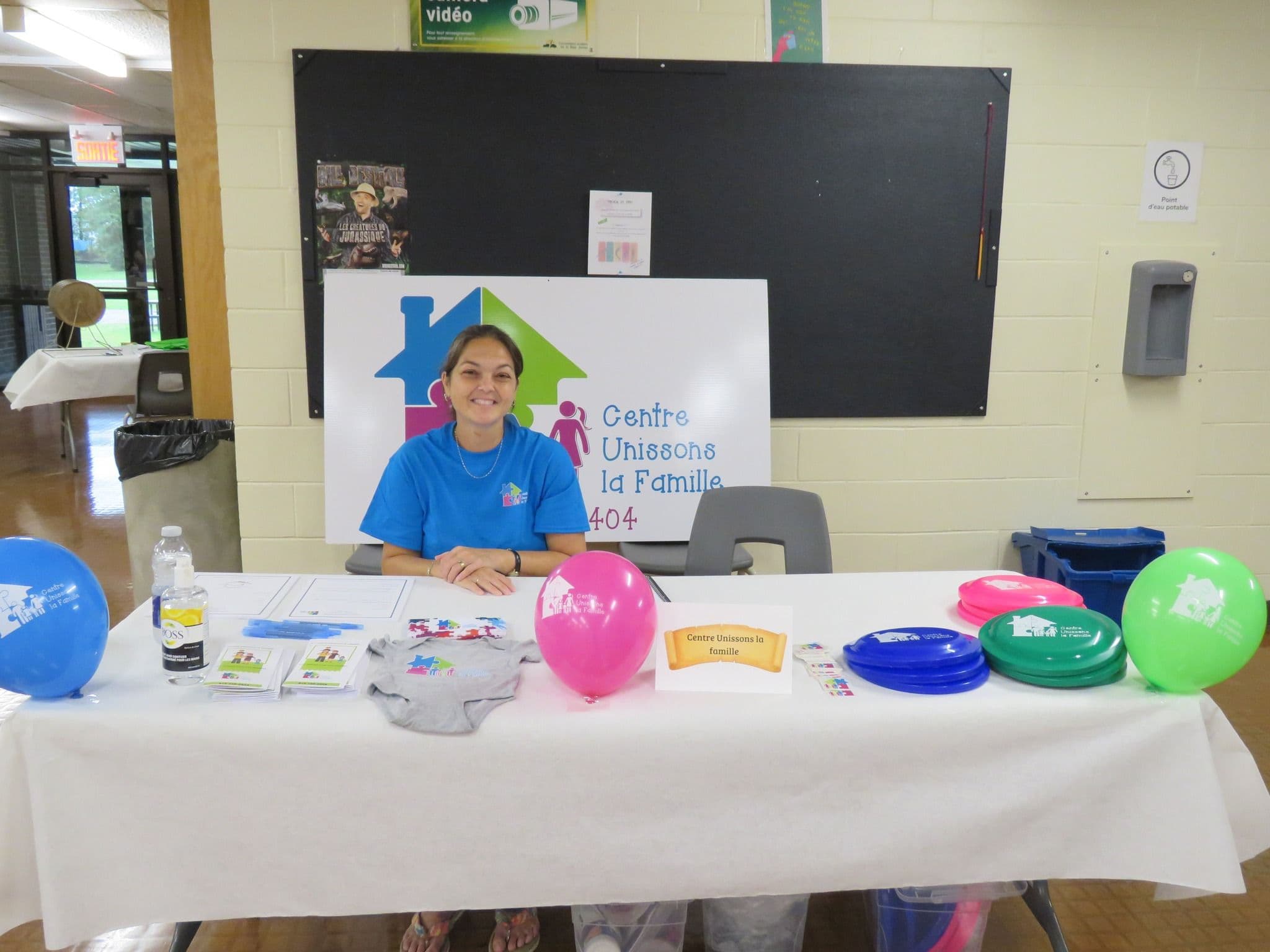 Manon Gallant, coordonnatrice du Centre Unissons la Famille, lors de la première édition de "Découvre ton milieu" 