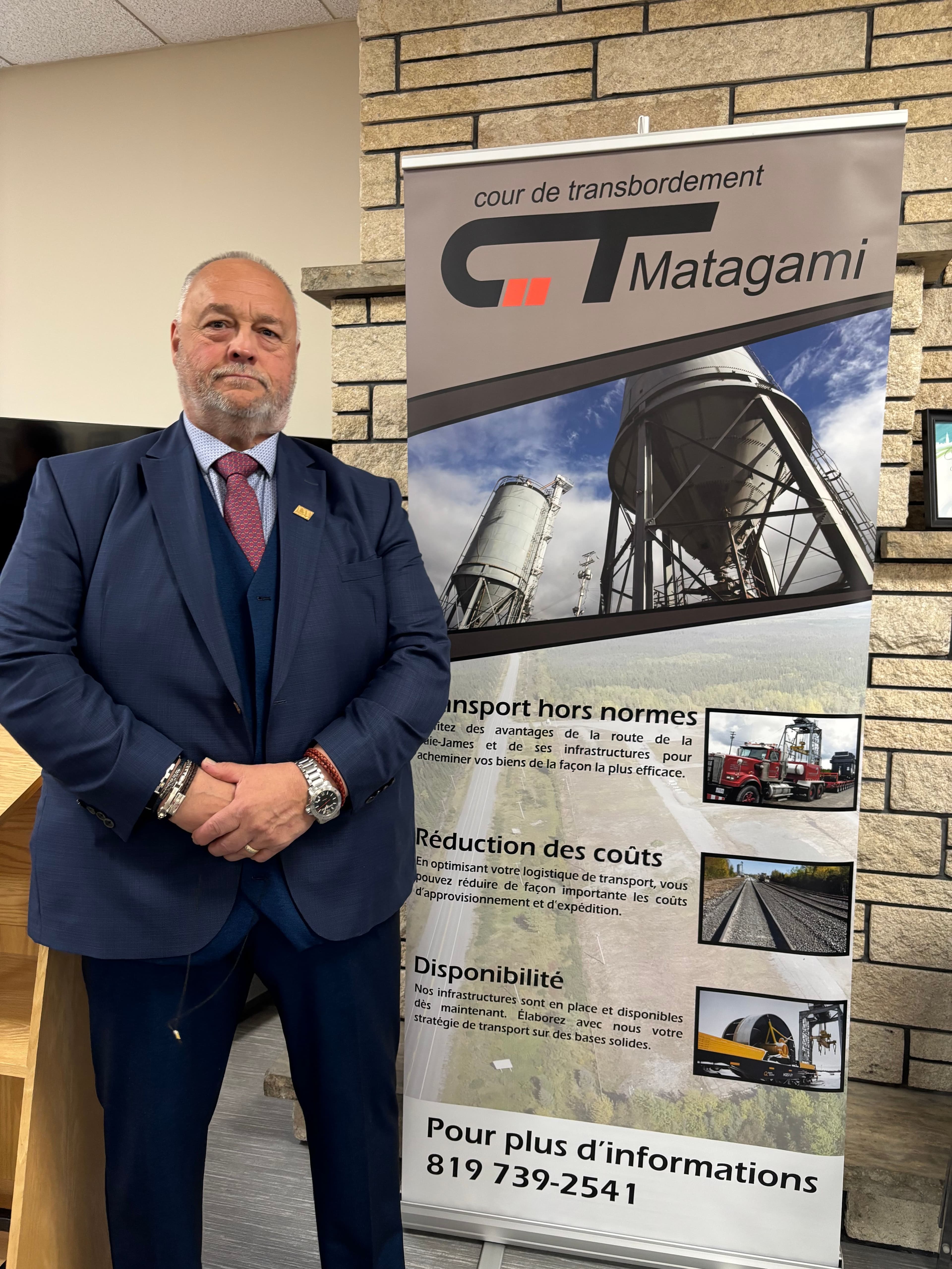 René Dubé, maire de Matagami