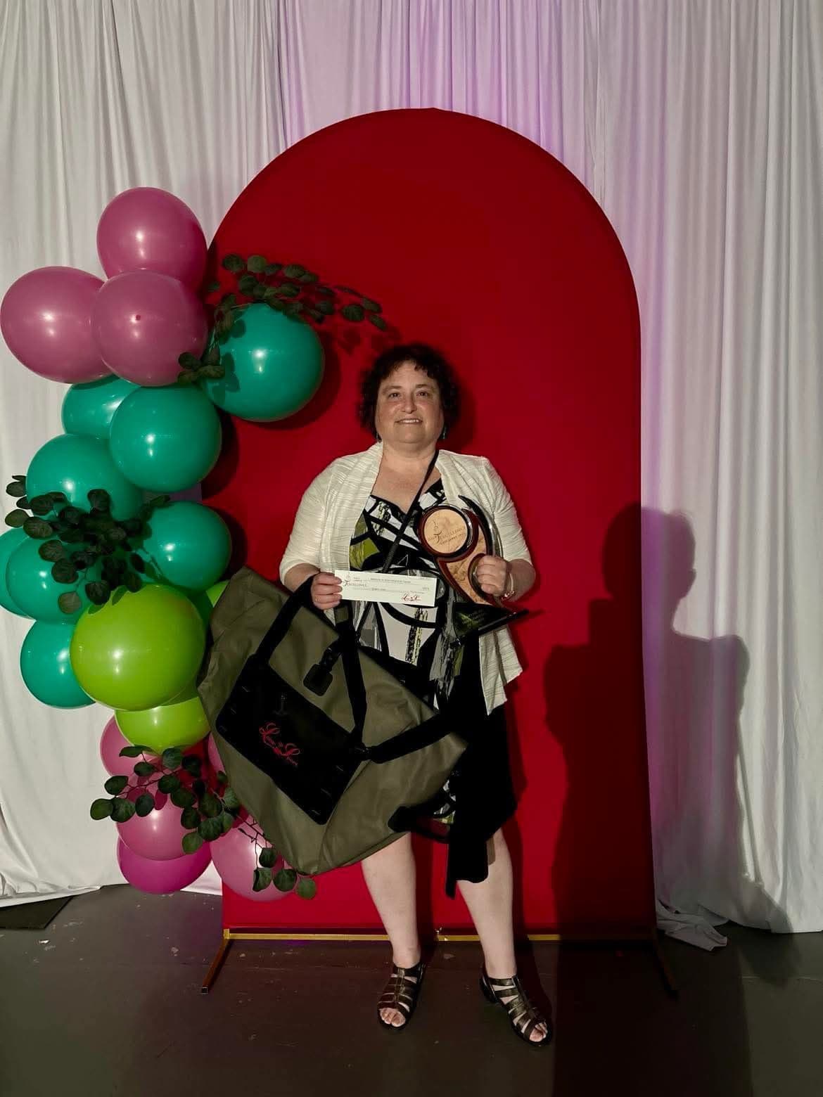 Judith Dimentberg lors du Gala Excellence Baie-James 2025 à Lebel-sur-Quévillon, le 7 juin 2025.