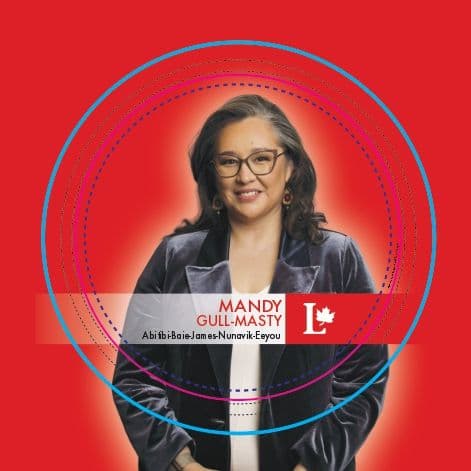 La candidate libérale Mandy Gull-Masty