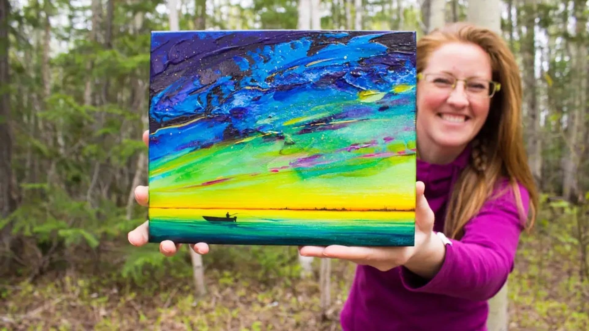 Stéfanie Thompson, artiste peintre professionnelle